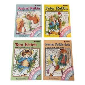 Vintage 1980’s NOS Beatrix Potter Coloring Book Set